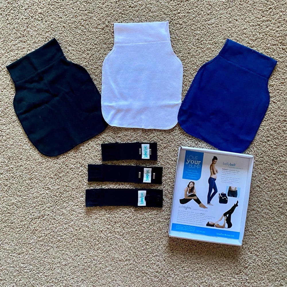 Belly Belt Maternity Wardrobe Extender Kit - keep wearing your pants longer!
